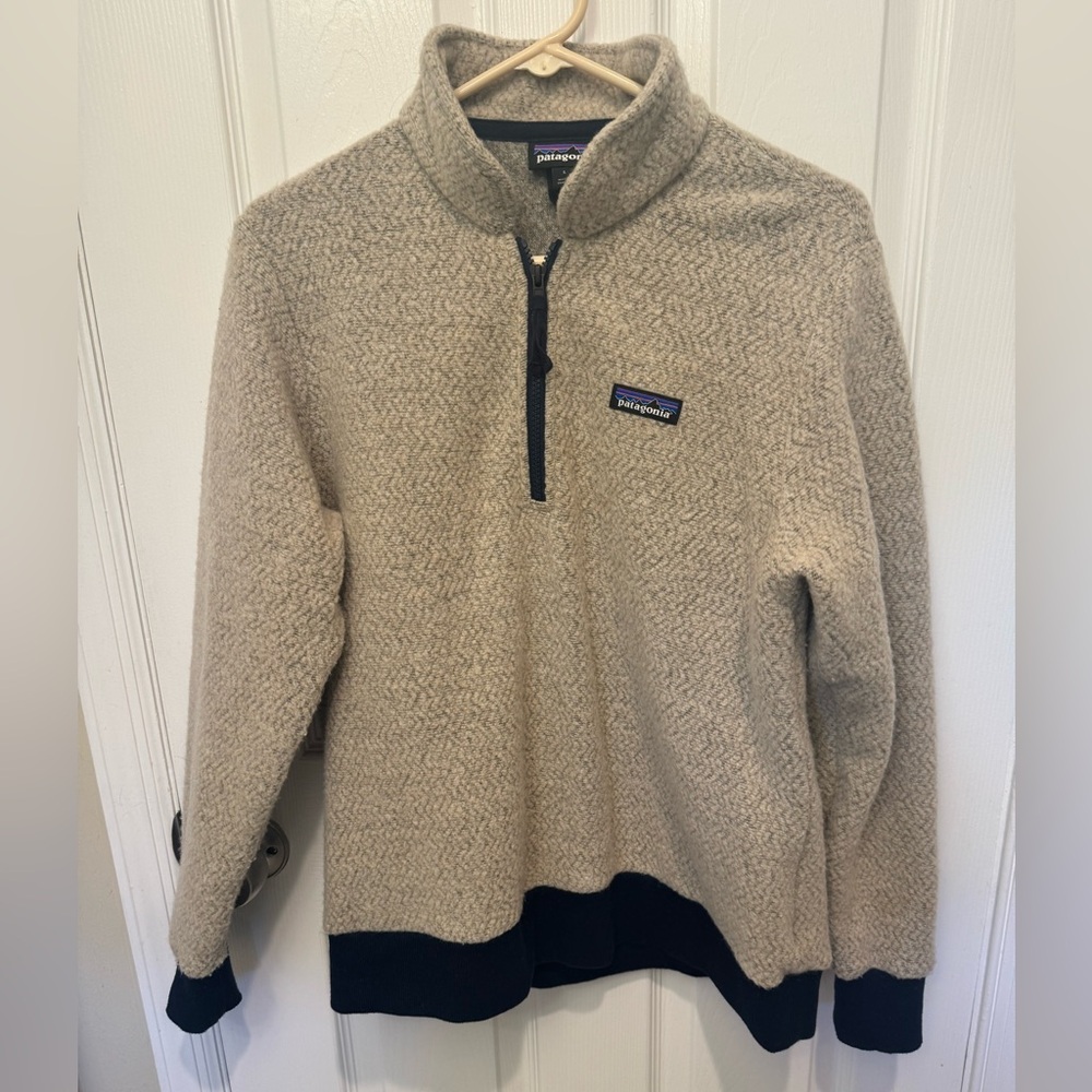 Patagonia Woolyester Fleece Pullover 1/4 Zip Size Large